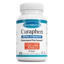 EuroMedica Curaphen Extra Strength - Curcumin & Boswellia Ergänzung für gesunde Zirkulation Unterstützung - Kurkuma Ergänzung zu unterstützen Gelenke, Muskelgesundheit & Endorphin Produktion - 60 Tabletten