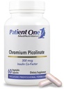 Patient One Chromium Picolinate 300 mcg | Ergänzung zur Unterstützung Herz und Stoffwechsel Gesundheit* | 60 Kapseln