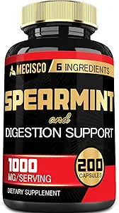 6in1 Supplément de Spearmint avec berbère, gingembre, curcumine curcuma, cannelle Ceylan, racine de betterave - 200 Capsules