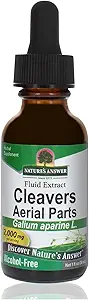 La réponse de la nature sans alcool Cleavers Herb, 1-Fluid Ounce