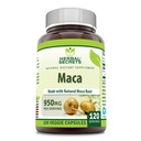 Secrets à base de plantes Supplément de maca 950 Mg. 120 Capsules Veggie.