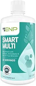 ENP Smart Multi | Liquid Multivitamin für Erwachsene | Multivitamin für Frauen und Männer | Enthält Vitamin E, Vitamin A, Vitamin D2, Vitamin C und Zink | Vegan freundlich