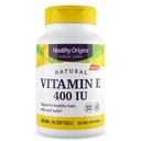 Vitamina E 400 IU (Natural, Non OGM, Gluten Free, Skin Support, Supporto cardiovascolare), 90 Softgels