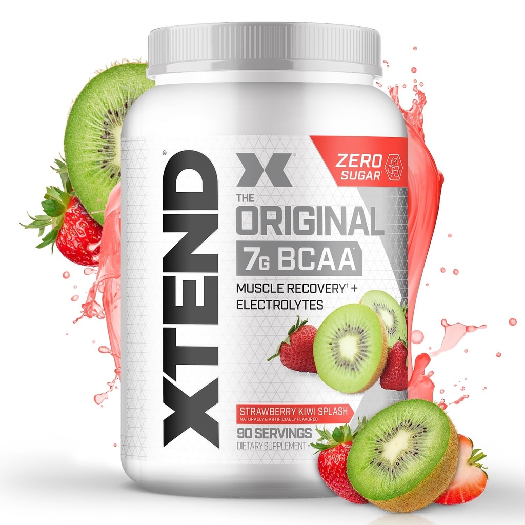 Xtend XTEND Original BCAA Pulver 7g BCAA und 2,5g L-Glutamin, Sugar Free Post Workout Muscle Recovery Drink mit Aminosäuren für Männer und Frauen, 90 Servierungen