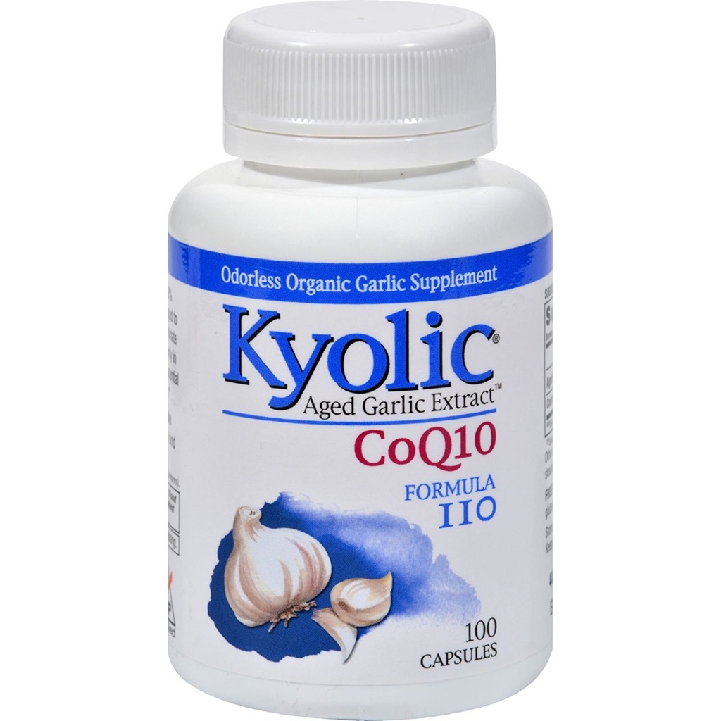 Kyolic Formula 109 Aged Knoblauchextrakt mit CoQ10 Kapsel - 100 pro Packung - 3 Packungen pro Fall.