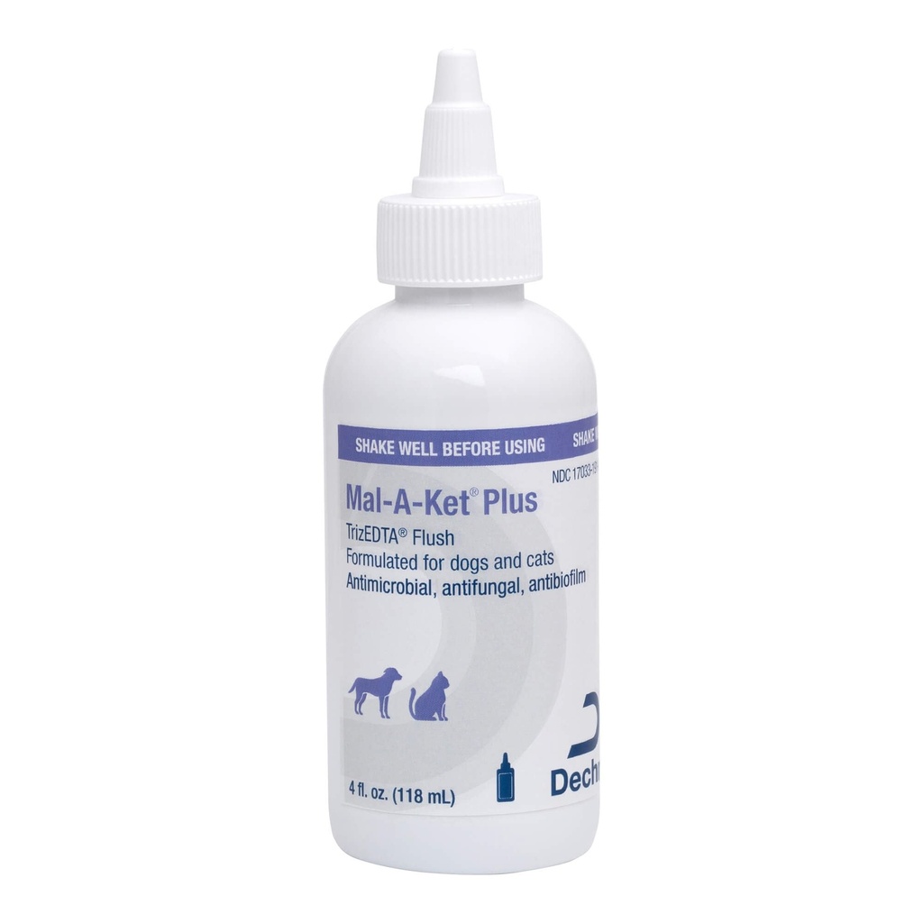 Mal-A-Ket Plus TrizEDTA Flush pour chats et chiens, 4 oz