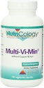 Nutricologia Multi-Vi-Min Senza Rame & Ferro - Multivitamina per Uomini & Donne, Complesso Minerale, Nutrienti attivi, con Iodio - 150 Conte
