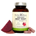 Graines à base de plantes Capsules de poudre de betterave biologique - 1 500mg par portion - Certifié USDA Organic - Non-OGM - 60 Capsules Vegan Comte