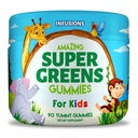 Infusioni Super Green Gummies per bambini 90 Conte Superfood Booster Soft e Delicious 8 potenti miscele Vegan Friendly Gluten Free & Non-GMO