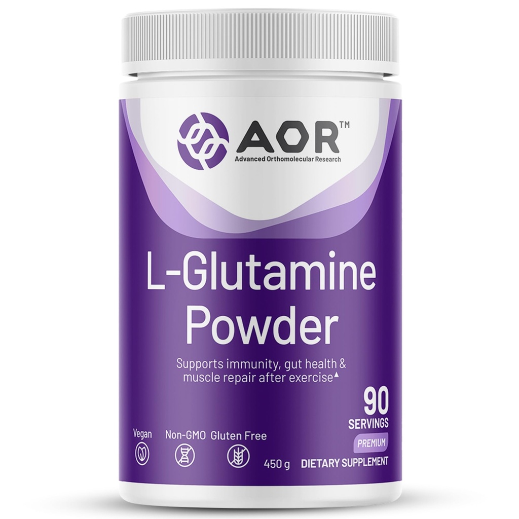 L-Glutamina Polvere 450g, Supporta immunità e salute del fegato, Integratore alimentare, 90 Serve