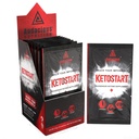 KetoStart+ | Polvere di chetoni esogeni con elettroliti per energia, resistenza e messa a fuoco | con caffeina | Polvere di elettrolita di limonata di lampone (10x pacchetti di miscela di chetoni di bevanda)