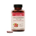 NatureWise Cranberry Pillen für Damen - Extrakt gleich 12.500mg* Cranberry Supplement + Vitamin C & E - Reinigung Urinary Tract & Bladder - Vegan, Non-GMO, Sugar-Free - 60 Kapseln[1-Month Supply]
