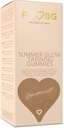 Sommer Glow Tanning Gummis - Miami Vice Flavor - Ananas, Kokosnuss, & Erdbeere - Vegan - Glutenfrei - Dairy-Free - Natürliche Inhaltsstoffe - Essentielle Nährstoffe - Reisegröße - 30 -Day Supply