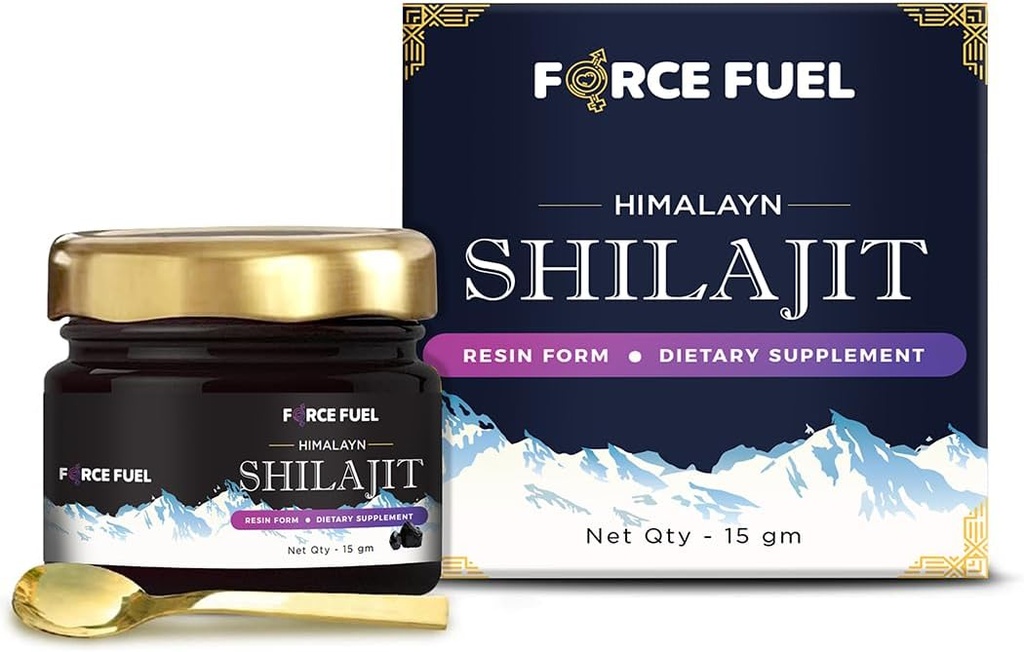 Shilajit Pure Himalayan Organic Shilajit Resina - Gold Grade 100% Supplemento per uomini e donne - Natural Shilajit Resina con 85+ Trace Minerals & Fulvic Acid for Focus, Energy & Immunity-30 giorni di fornitura