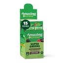 Erstaunliche GrasgrÃ1⁄4nen Mischung Antioxidans: Super Greens Pulver mit Spirulina, Rübenwurzelpulver, Elderberry, Prebiotics & Probiotics, Sweet Berry, 15 Servierungen (Packaging May Vary)