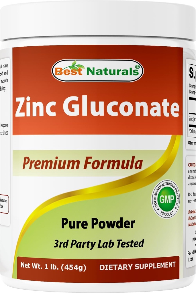 Beste Natürliche Zink Gluconate reines Pulver 1 Pfund