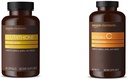 Elemente Glutathion, 500mg, 60 Kapseln, 2 Monate Versorgung & Vitamin C 1000mg, Vegan, 300 Tabletten, 10 Monate Versorgung