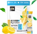 Nutrition artificielle Paquets en poudre d'électrolytes sans sucre - Saveur de citron - Paquets d'hydratation kéto avec/Magnésium, potassium et sodium - Zéro calories, végétalien, non-OGM, sans gluten - 18 portions individuelles