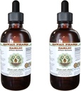 Extrait liquide sans alcool à l'ail, à l'ail biologique (Allium sativum) Poudre séchée Glycérite Hawaii Pharm supplément naturel à base de plantes 2x2 oz