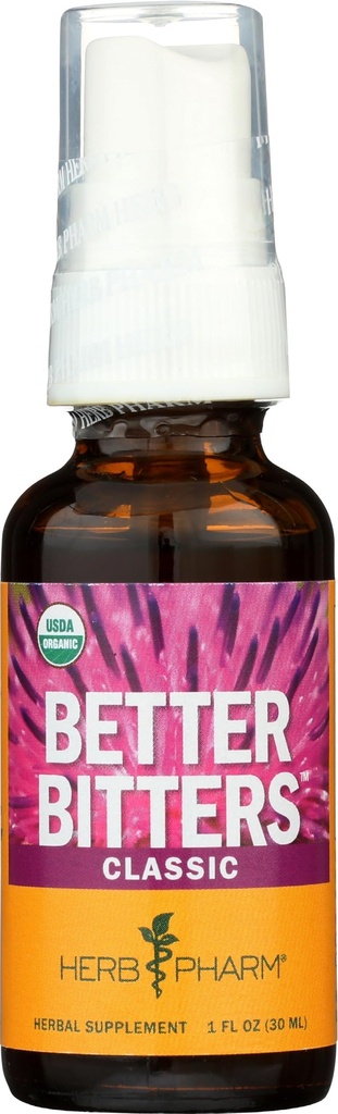 Kräuter Pharm besser Bitters Certified Organic Digestive Bitters, Classic, 1 Unze