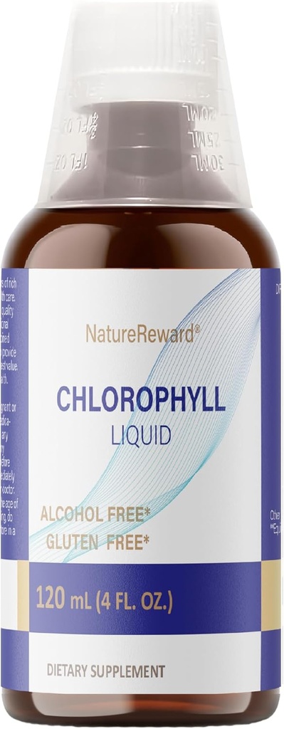 Liquido clorofilla, 120 ml, supplemento di clorofilla liquido di alimentazione di 4 mesi per deodorante interno, donne e donne