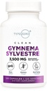Type Zero Clean Gymnema Sylvestre Extract 120 Capsules for 120 Servings Per Bottle - Non-GMO. Gluten Free
