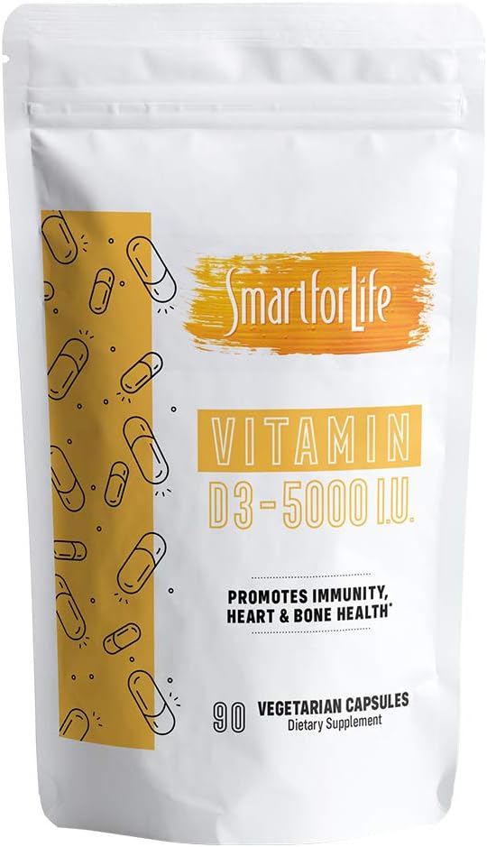 Smart for Life Vitamine D3 5000 iu - 90 capsules végétales