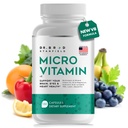 MultiVitamin & Mineral giornaliero a bassa dose per uomini e donne per sostenere le prestazioni cognitive e la memoria + acido ialuronico per la salute della pelle + TMG per l'esercizio (150 conteggio)