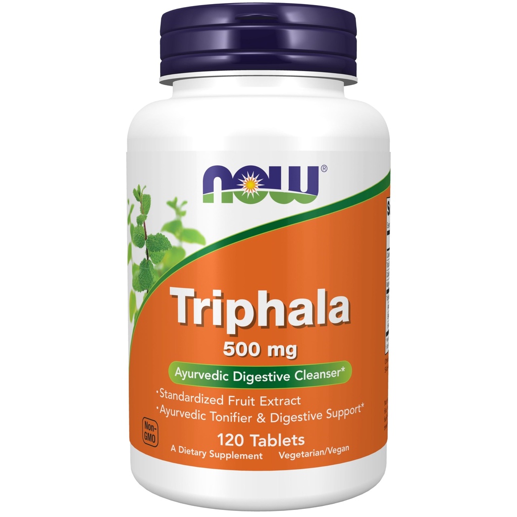 Now Foods Triphala, 120 Tabs 500 mg