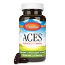 Carlson - ACES, Vitamines A, C, E + Sélénium, Santé cellulaire et immunitaire, Antioxydant, 50 Softgels