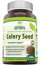 Estratto di semi di semi di erbe Seed Supplemento | 1500 Mg | 120 capsule vegetali | Non OGM | Gluten-Free | Made in Italy