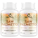 Saw Palmetto pour les femmes perte de cheveux - DHT Blocker avec 5-en-1 mélange pour la croissance des cheveux, de la peau et des ongles, bien-être urinaire - Supplément extra-fort Saw Palmetto - 180 capsules