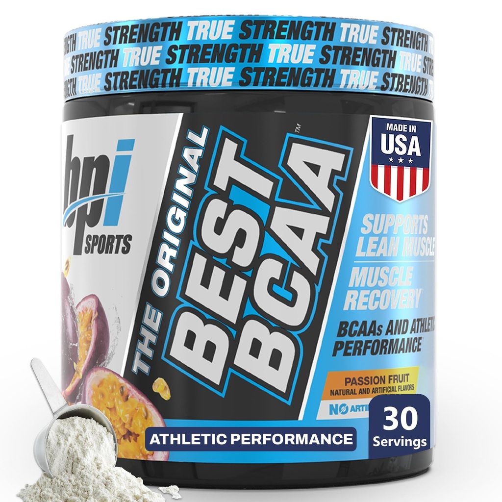 BPI Sports Best BCAA Powder - Muscle Recovery Support - Acides aminés à chaîne ramifiée