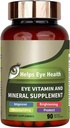 Integratore di vitamina & Minerale di Occhi con Luteina, Zeaxantina, Supporta Strain Occhi, Salute di Visione per Adulti con Vitamine C & E, Vitamina di Occhi Vegani