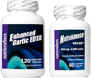 Amélioration de l'EDTA à l'ail et de la Nattokinase NSK-SD.