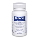 Pure Encapsulations Rapid Mental Energy - Vegan Memory Supplement zur Unterstützung der Gehirngesundheit - Ginkgo Biloba Extract, Alpinia Galanga & American Ginseng Extract - Non-GMO & Gluten-Free - 30 Kapseln