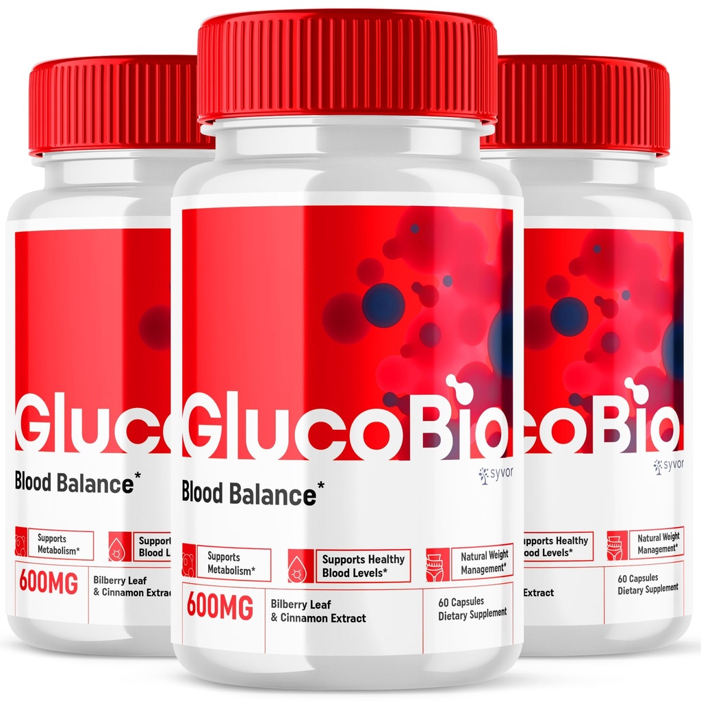 (3 Pack) Glucobio Capsule, Gluco Bio Advanced Glyco Support Formula Pills, Glucobio Extra Strength Supplement, Glucobio Natural Ingredients Glycogen Support, Gluco Bio Glycogen Recensioni (180 capsule)