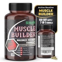 Ultra Muscle Builder Supplement con L-Arginina & Tribulus – Supporto per la formazione sportiva – 150 capsule (150-Day Supply)