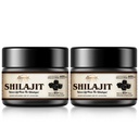 Shilajit Pure Himalayan Organic Shilajit Resin - 600mg Maximum Potency Natural Organic Shilajit Resin mit 85+ Trace Minerals & Fulvic Acid für Energie, Immununterstützung, 30 Gramm (2 Pack)