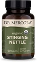Dr. Mercola Organic Sting Nettle Nahrungsergänzung, 60 Portionen (60 Tabletten), nicht GVO, Glutenfrei, Sojafrei, USDA Organic