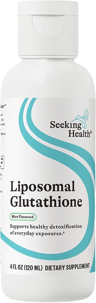 Suche Gesundheit Optimale Liposomale Glutathione | Bietet 500 mg reduzierten Glutathion pro Portion (Minz, 4 Unze)