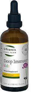 St. Francis Herbal - Tief immune Tinktur für Kinder 100 ml - Natürliche Immununterstützung Booster - Vegetarisch - Bio Kräuter