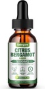 1 Pack 5000MG Citrus Bergamotto Gocce Liquide Supplemento per Alto Colesterolo-Soursop, Riso Lieto Rosso, Olive Leaf-All-Natural, Assistenza Sanitaria, Sostegno Immune, Salute e Antiossidante Cuore, 2 Fl Oz