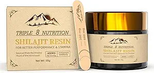 Shilajit Resin 50g Bottle Absolut reines Wild Himalayan Authentic Natural Organic Fulvic Acid und 85+ Trace Minerals Most Potent für Männer und Frauen Third Party Lab Tested ISO: 17025 Akkreditierte USA
