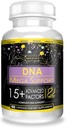 ACTIF DNA Mega-Unterstützung mit 15+ Advanced Factors - Non-GMO, Fast-Acting, Made in USA, 60 Count
