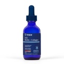 Trace Minerals Ionic Biotin + Collagen - Hautergänzung für gesundes Haar & starke Nägel - Flüssiges Biotin & Collagen - Unterstützt Mineral Balance - Erdbeer Mango Flavor - 2 Foz (29 Servierungen)