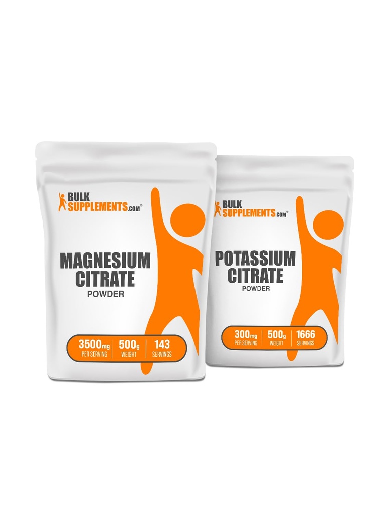 Citrate de magnésium 500g + Citrate de potassium 500g