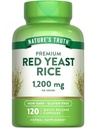 Nature's Truth Red Yeast Rice Kapseln 1200 mg | 120 Count | Non-GMO & Gluten Kostenlose Ergänzung