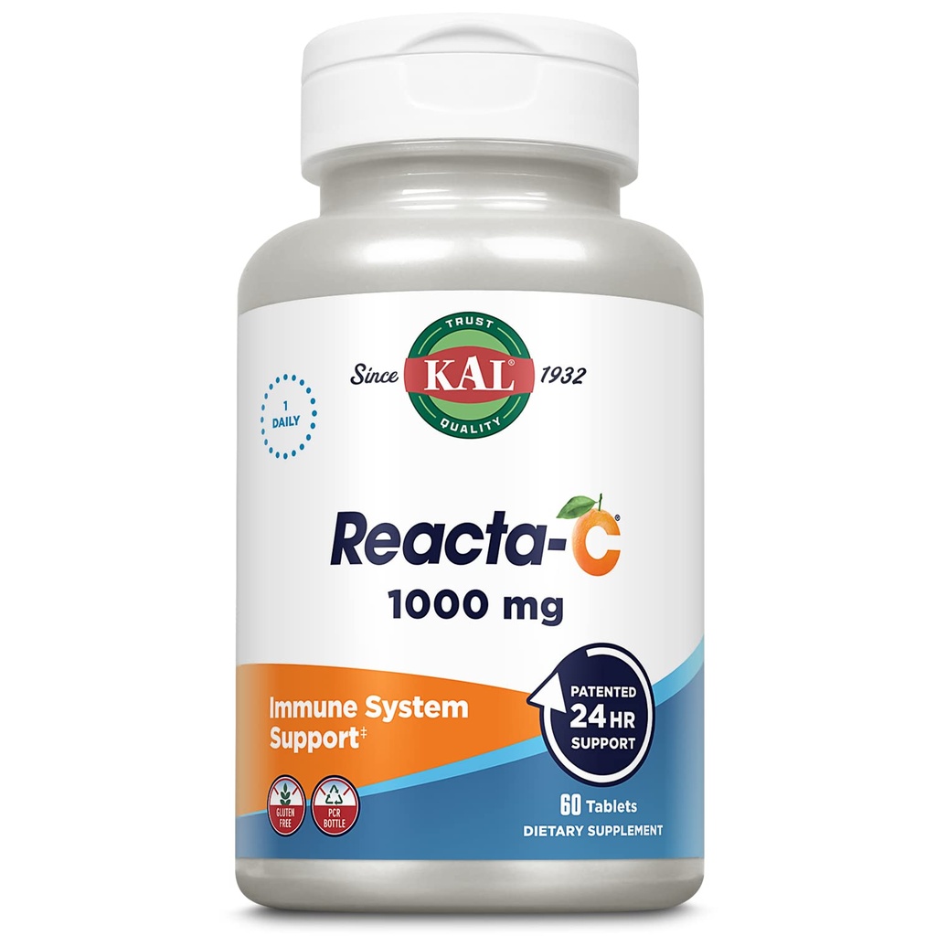 KAL Reacta-c avec comprimés de bioflavonoïdes, 60 Nombre