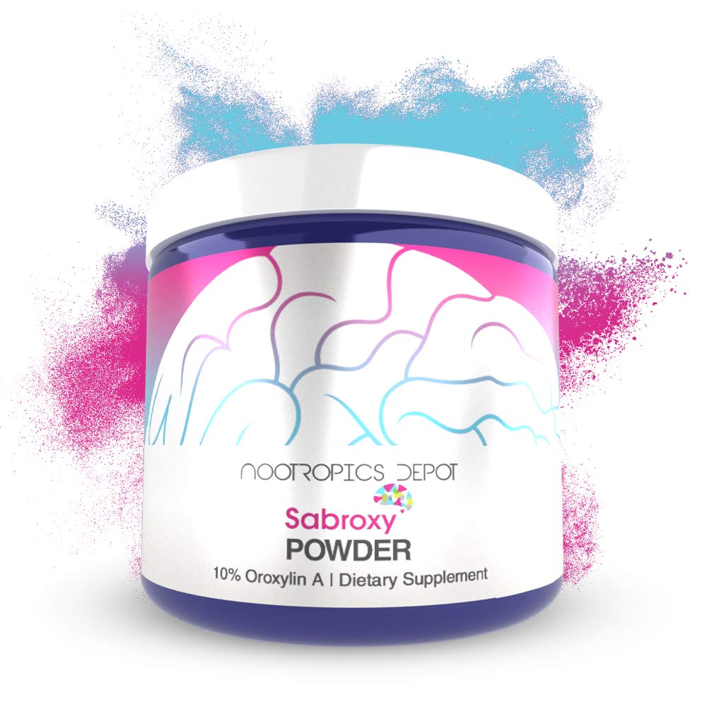 Nootropics Depot Sabroxy® Oroxylin-A Pulver | 30 Gramm | Minimum 10% Oroxylin-A | Oroxylum indicum | Kann helfen Fokus und Motivation zu fördern | Kann helfen, kognitive Funktion zu fördern